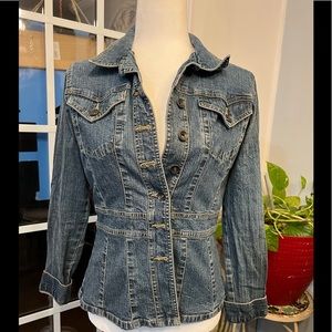 Axcess women denim jacket size S